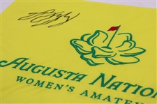 Rose Zhang Signed Augusta National Womens Amateur Embroidered Flag PSA #AO48890