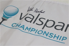 Victor Hovland Signed Valspar Championship Flag JSA ALOA