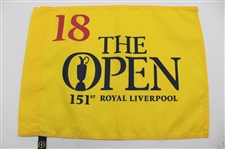 2023 & 2024 The Open Championship Yellow Screen Flags - 151st & 152nd Open Championships