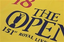 2023 & 2024 The Open Championship Yellow Screen Flags - 151st & 152nd Open Championships