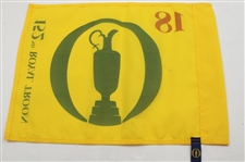 2023 & 2024 The Open Championship Yellow Screen Flags - 151st & 152nd Open Championships