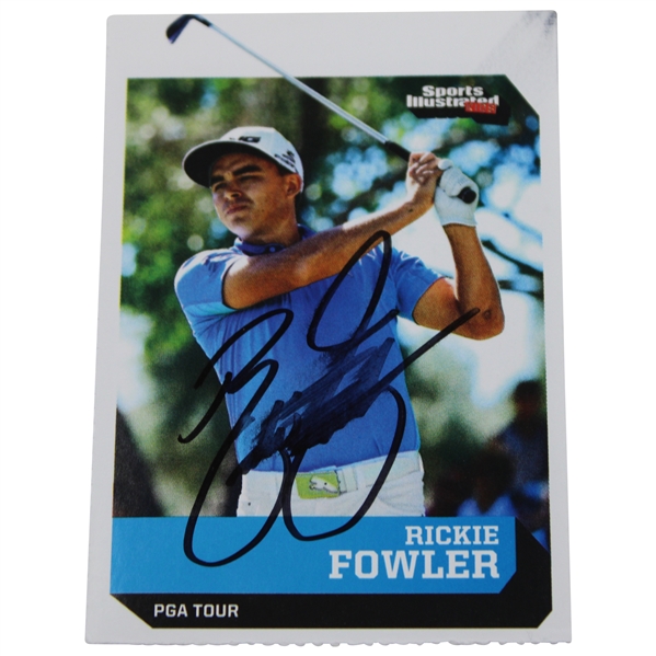 Rickie Fowler Signed 2016 Sports Illustrated For Kids Rookie Card JSA ALOA