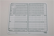 Graham, Strange, Sutton Signed Signed Memorial Tournament Official Scorecards JSA ALOA