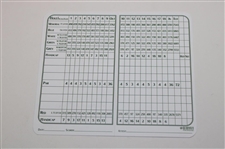 Graham, Strange, Sutton Signed Signed Memorial Tournament Official Scorecards JSA ALOA