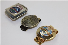 Three (3) Pebble Beach Money Clips