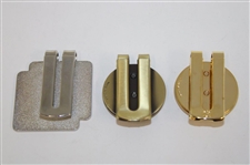 Three (3) Pebble Beach Money Clips