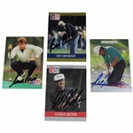 Archer, Crenshaw, Price & Trevino Signed Pro Set Cards JSA ALOA