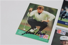 Archer, Crenshaw, Price & Trevino Signed Pro Set Cards JSA ALOA