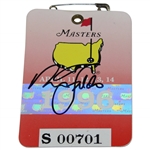 Nick Faldo Signed 1996 Masters Series Badge #S00701 JSA ALOA