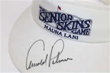 Arnold Palmer Signed Senior Skins Visor JSA ALOA