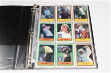 1981 Donruss Golf Set In Binder