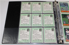 1981 Donruss Golf Set In Binder