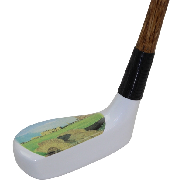 The Old Course at St. Andrews Hickory Shaft Ivory Putter w/Headcover