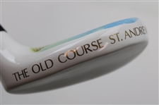 The Old Course at St. Andrews Hickory Shaft Ivory Putter w/Headcover