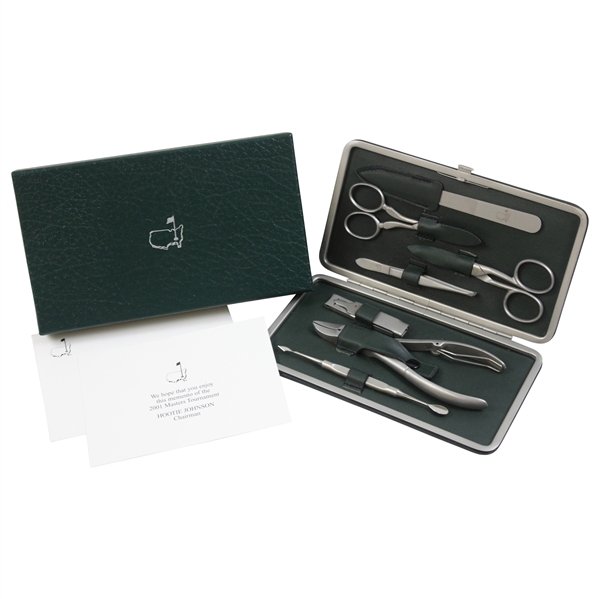 2001 Augusta National GC Masters Tournament Gift - Grooming Kit in Original Box w/Card