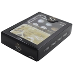 Arnold Palmer Signed 50th Appearance at The Masters Box Set w/Golf Balls & Medal JSA ALOA