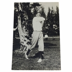 1915 J.R. Hyde Famous Philadelphia Golfer Early Action Photo