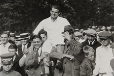 1922 Jess Sweetser 'Young Star Wins the U.S. Amateur' Important Early Photo