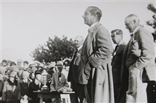 1928 Walter Hagen 'British Open Champ Receives his Trophy' with Prince of Wales