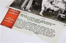 1930 Bobby Jones 'Finishes Grand Slam at the U.S. Amateur' Important Photo