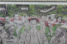 The Masters' 1934-1994 60th Anniversary Collage Print by Artist Michael Marron - Framed