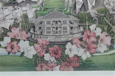 The Masters' 1934-1994 60th Anniversary Collage Print by Artist Michael Marron - Framed