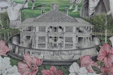 The Masters' 1934-1994 60th Anniversary Collage Print by Artist Michael Marron - Framed