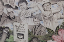 The Masters' 1934-1994 60th Anniversary Collage Print by Artist Michael Marron - Framed