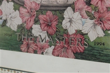 The Masters' 1934-1994 60th Anniversary Collage Print by Artist Michael Marron - Framed