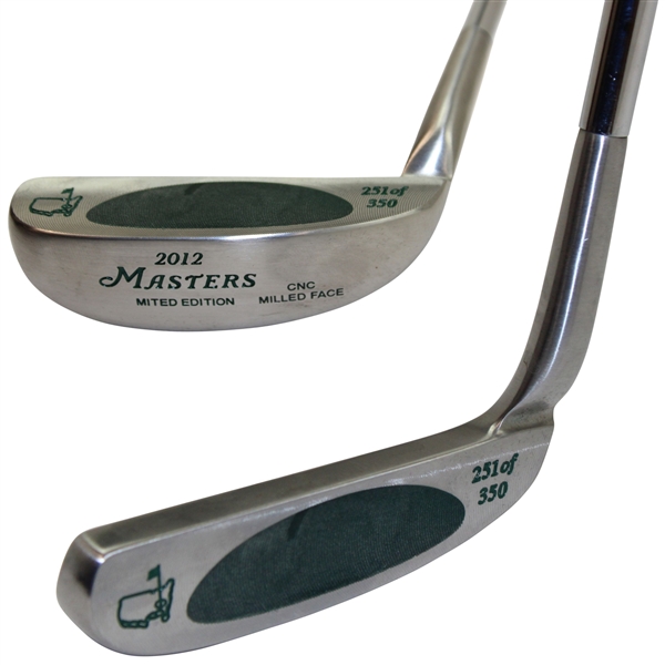 2012 Masters Tournament Ltd Ed CNC Milled Putter #251/350 in Original Box w/Headcover & COA