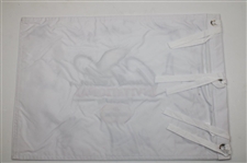 PGA Stars Multi-Signed Arnold Palmer Invitational White Embroidered Flag JSA ALOA