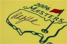 Phil Mickelson Signed 2006 Masters Embroidered Flag JSA ALOA