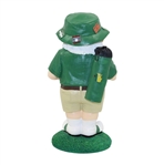 2019 Masters Tournament Ltd Ed Green & White Golfer Gnome in Original Box