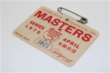 1970 Masters Tournament SERIES Badge #5073 - Billy Casper Winner