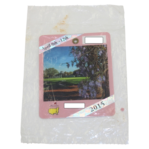 2015 Masters Tournament SERIES Badge in Original Unopened Packaging - Jordan Spieth Winner