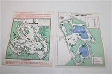 Twenty Three (23) Masters Tournament Pairing Sheets, Par 3, Computer Analysis Sheets & Parking Passes
