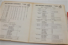 Twenty Three (23) Masters Tournament Pairing Sheets, Par 3, Computer Analysis Sheets & Parking Passes