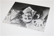 Arnold Palmer Signed 'Holding Up Eight Fingers' 8x10 B&W Photo JSA ALOA