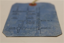 1955 Masters Tournament SERIES Badge #2834 with Original String - Middlecoff Winner