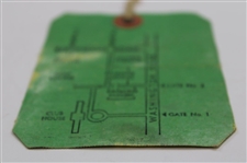 1957 Masters Tournament SERIES Badge #5260 with Original String - Doug Ford Winner