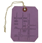 1959 Masters Tournament Final Rd Ticket #330 with Original String - Art Wall Winner & Jack Debut