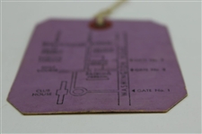 1959 Masters Tournament Final Rd Ticket #330 with Original String - Art Wall Winner & Jack Debut