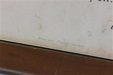 Jacky Cupit's 1961 Golf Digest Rookie Of The Years Award Plaque