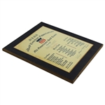 Jacky Cupit's 1960 Golf Coaches Association All America Golf Team Award Plaque - Jack Nicklaus 1st Team