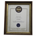 Jacky Cupits PGA Life Member Award 