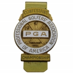 Jacky Cupits 1965 PGA Championship at Laurel Valley CC Contestant Badge/Clip - Dave Marr Winner