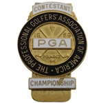 Jacky Cupits 1969 PGA Championship at NCR Contestant Badge - Ray Floyd Winner