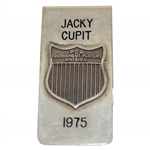 Jacky Cupits 1975 PGA Tournament Players Division Sterling Silver Member Money Clip