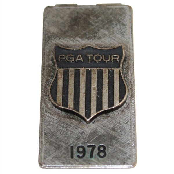 Jacky Cupits 1978 PGA Tournament Players Division Sterling Silver Member Money Clip