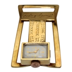 Champion Jacky Cupit's 1962 Western Open at Medinah Champion 14k Gold Lucerne Clock